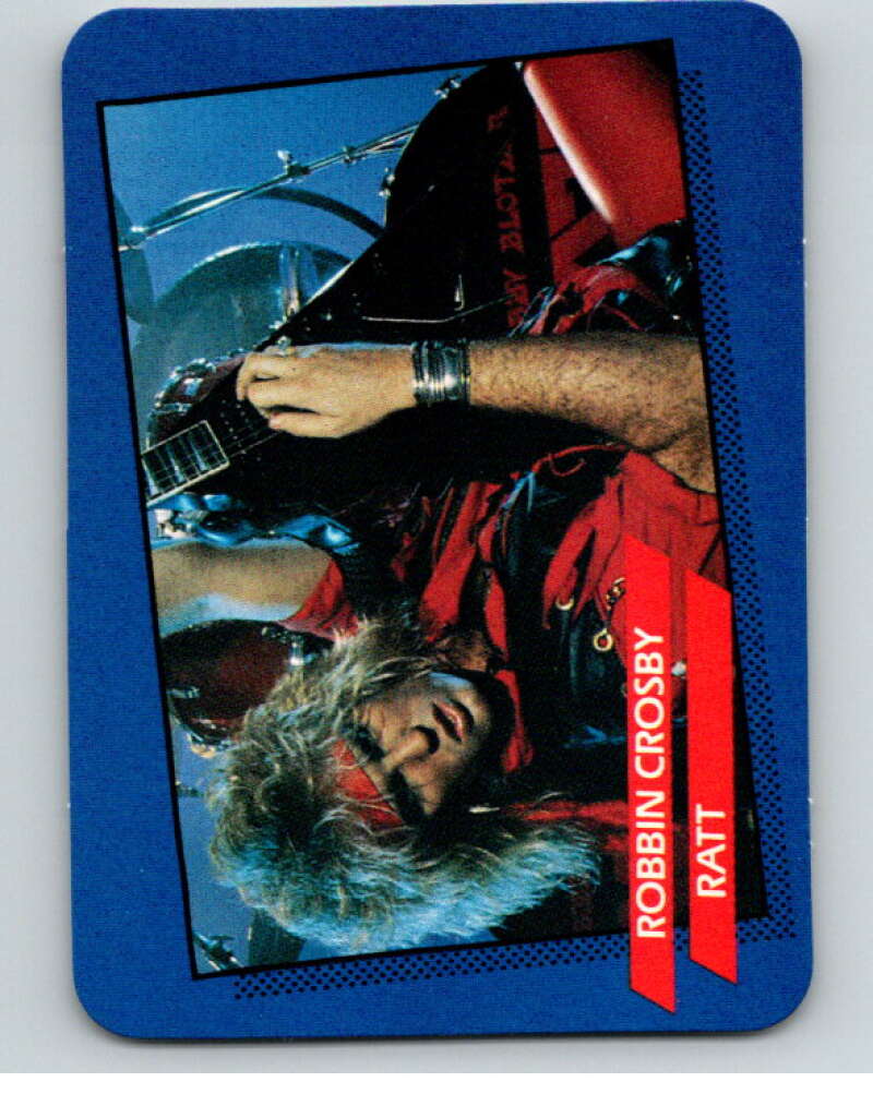 1985 Rock Star Concert #37 Robbin Crosby Ratt  V68173 Image 1