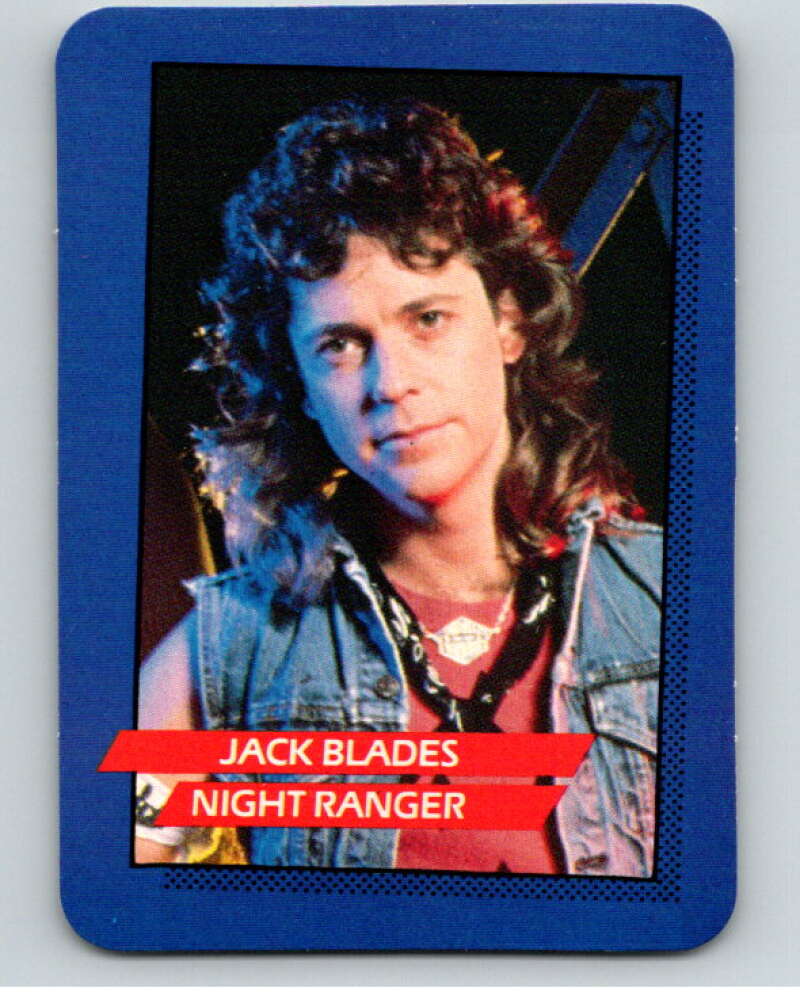 1985 Rock Star Concert #76 Jack Blades Night Ranger  V68179 Image 1
