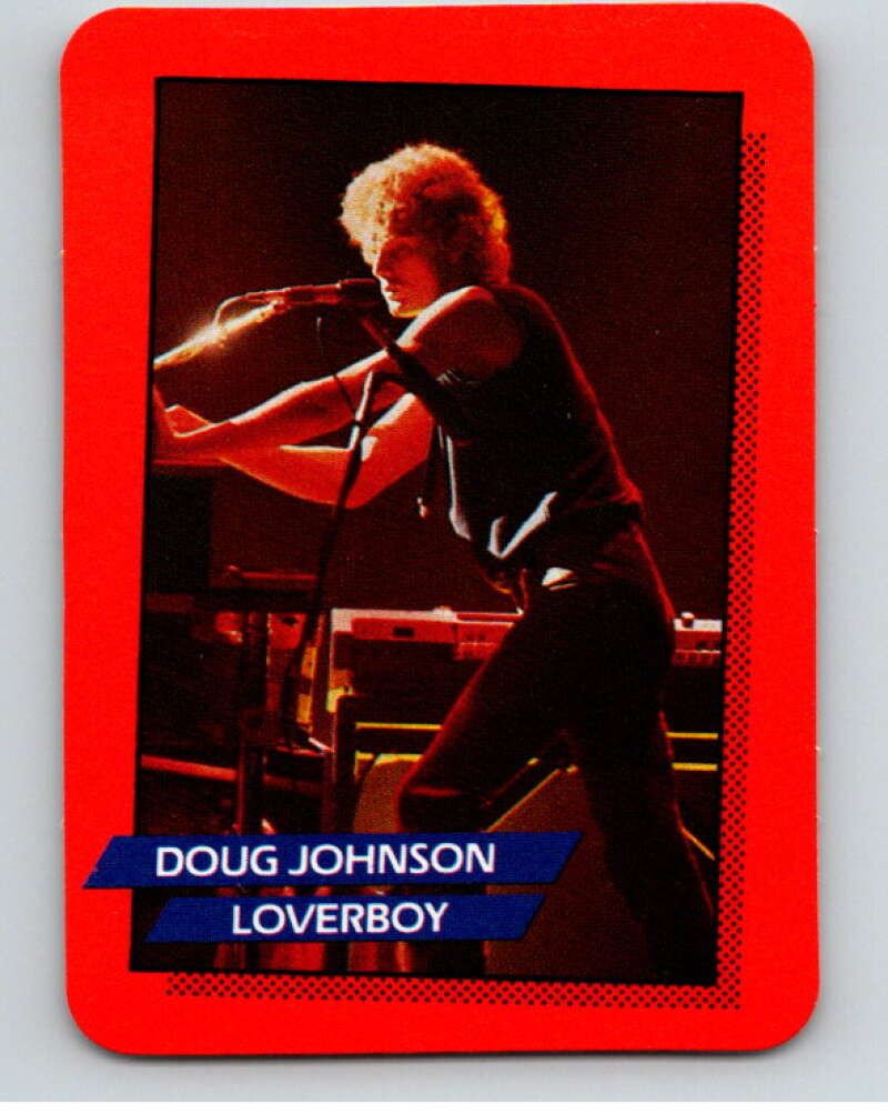 1985 Rock Star Concert #81 Doug Johnson Loverboy  V68181 Image 1