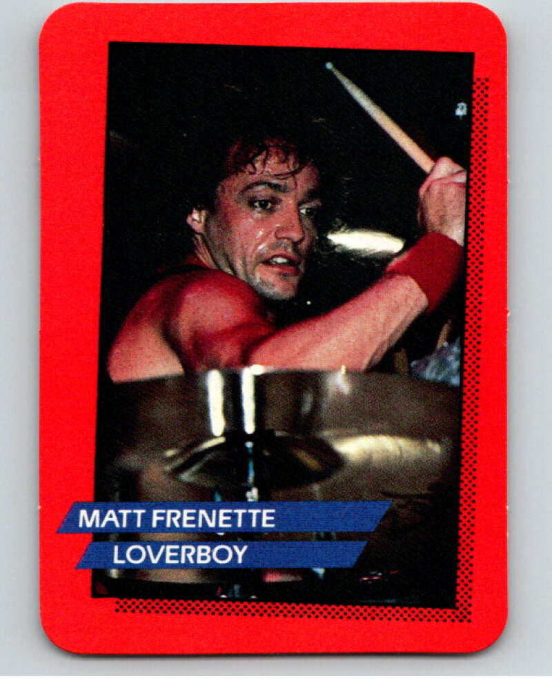 1985 Rock Star Concert #99 Matt Frenette Loverboy  V68188 Image 1