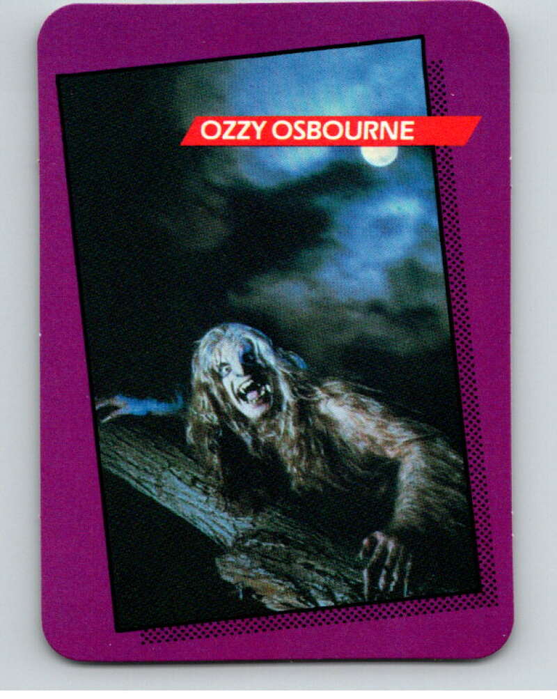 1985 Rock Star Concert #100 Ozzy Osbourne  V68189 Image 1