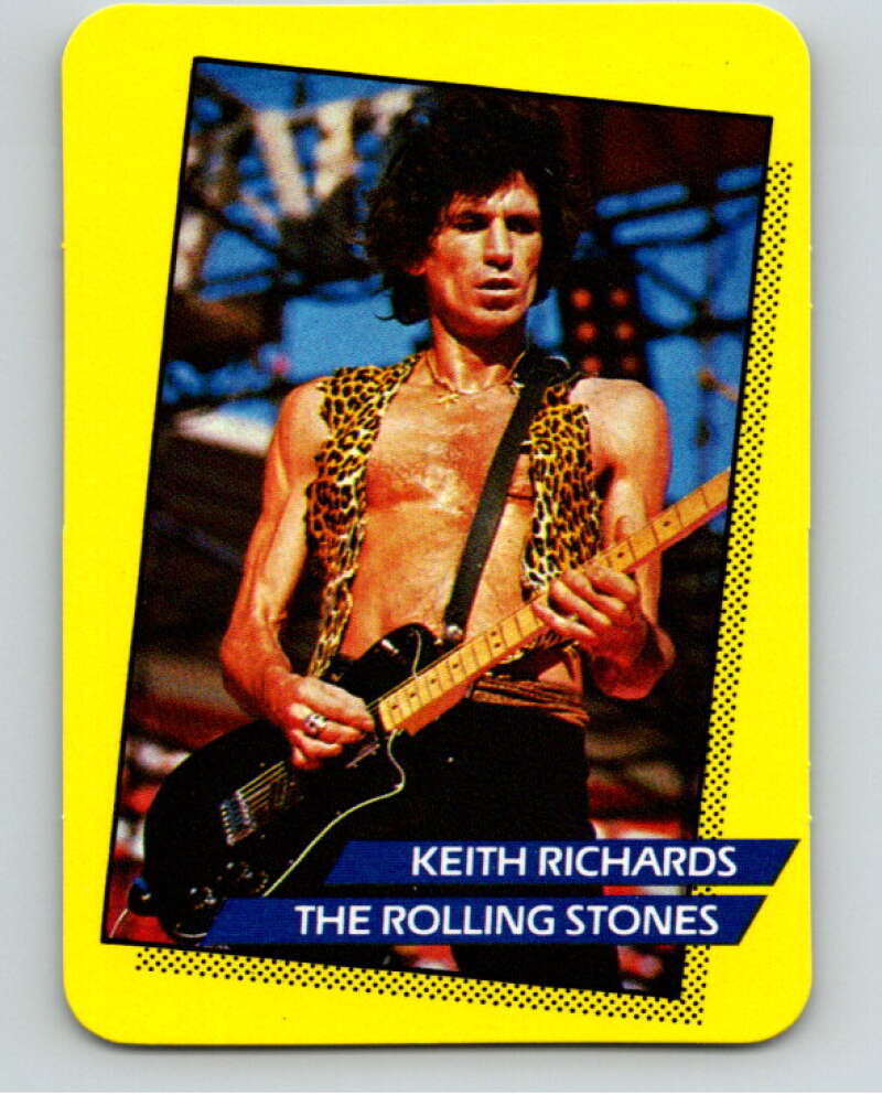 1985 Rock Star Concert #102 Keith Richards Rolling Stones  V68190 Image 1