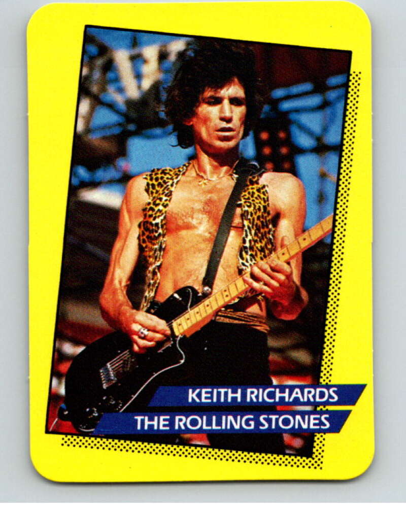 1985 Rock Star Concert #102 Keith Richards Rolling Stones  V68191 Image 1
