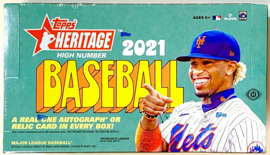 2021 Topps Heritage High Number HOBBY Baseball Sealed Box  Image 1