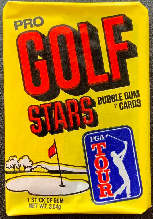 1981 Donruss Golf Stars PGA Tour Sealed Pack - 7 Cards + Gum V68332 Image 1