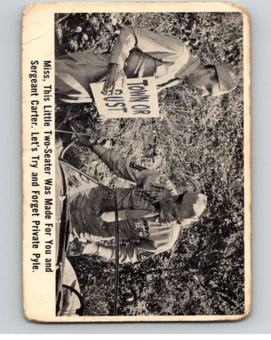 1965 Fleer Gomer Pyle #62 Miss/this little two-seater..  V68341 Image 1