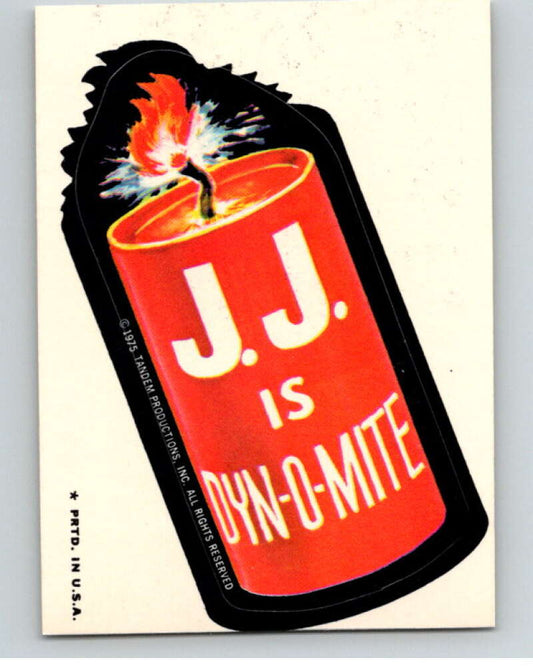 1975 Good Times Sticker #13 J.J is Dyn-O-Mite  V68363 Image 1