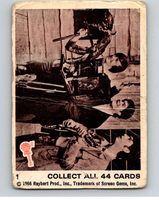 1966 Donruss The Monkees #1 Tork/Dolenz/Nesmith  V68365 Image 1