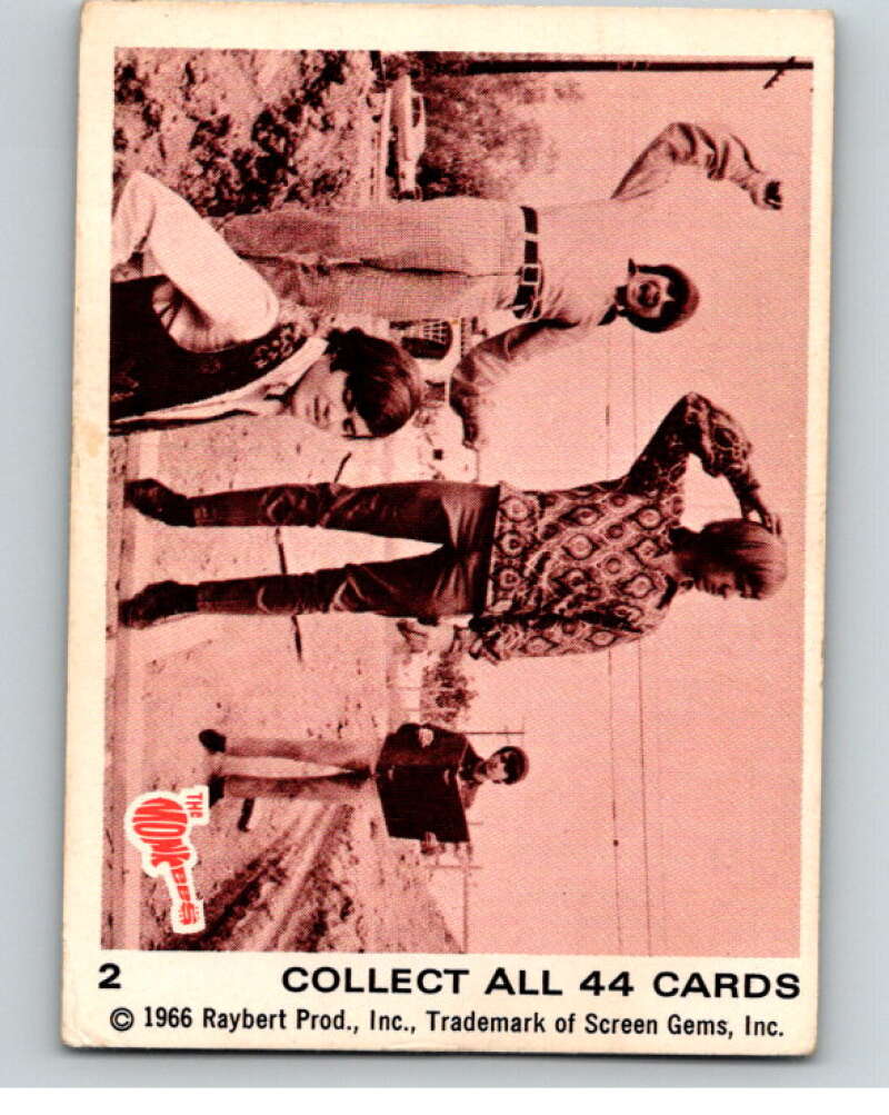 1966 Donruss The Monkees #2 The Monkees   V68368 Image 1