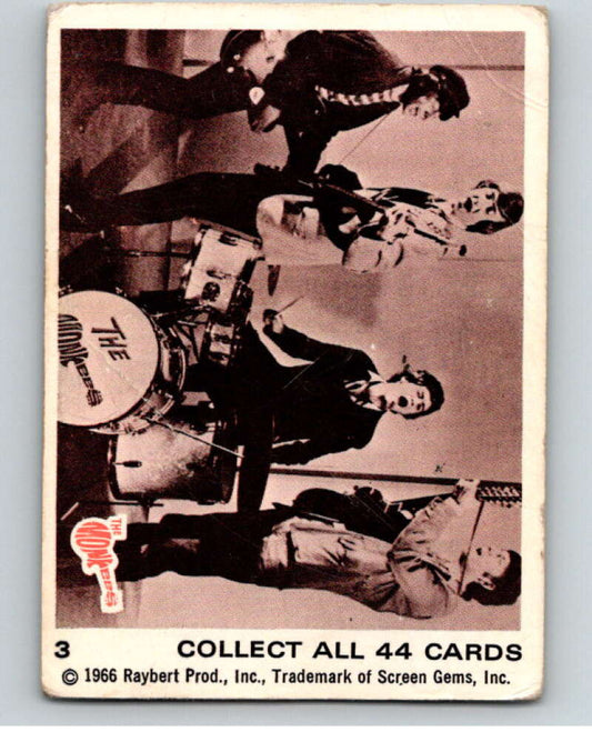 1966 Donruss The Monkees #3 The Monkees   V68370 Image 1