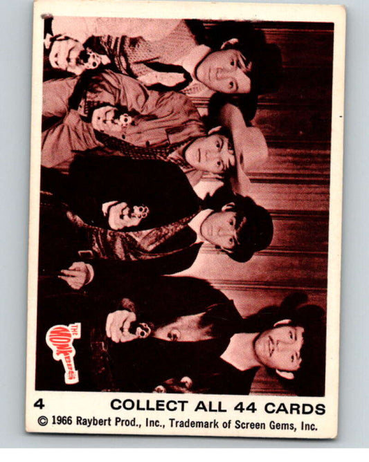 1966 Donruss The Monkees #4 The Monkees   V68371 Image 1