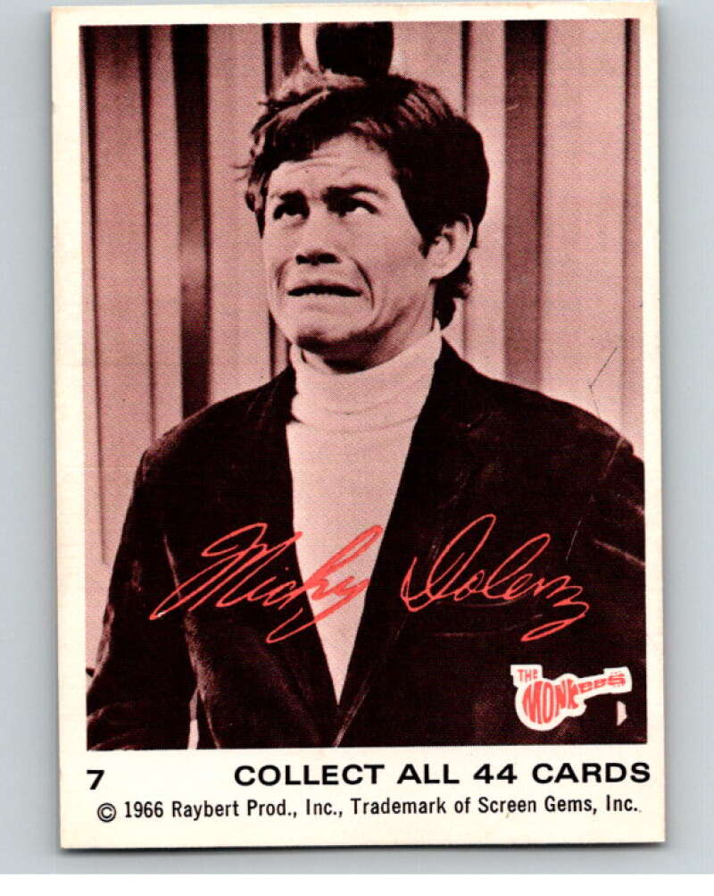 1966 Donruss The Monkees #7 Micky Dolenz   V68375 Image 1