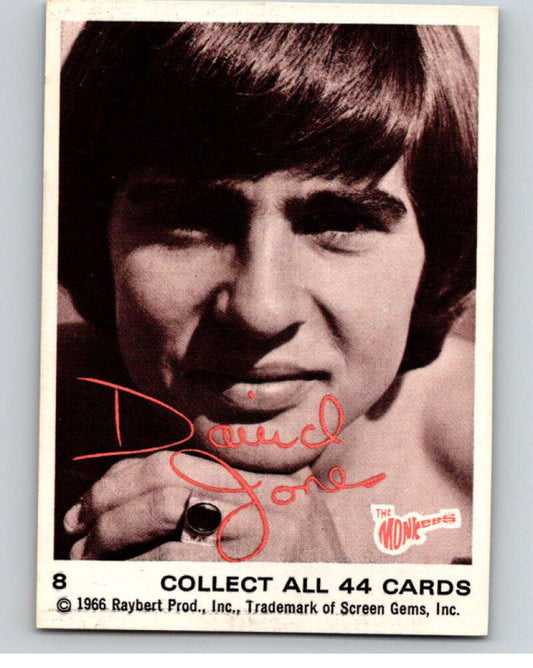 1966 Donruss The Monkees #8 Davy Jones   V68376 Image 1