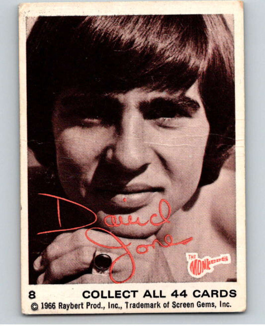1966 Donruss The Monkees #8 Davy Jones   V68378 Image 1