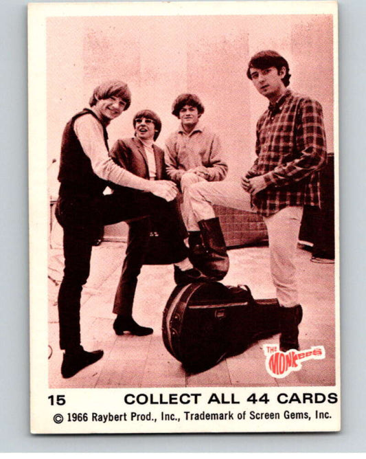 1966 Donruss The Monkees #15 The Monkees   V68387 Image 1