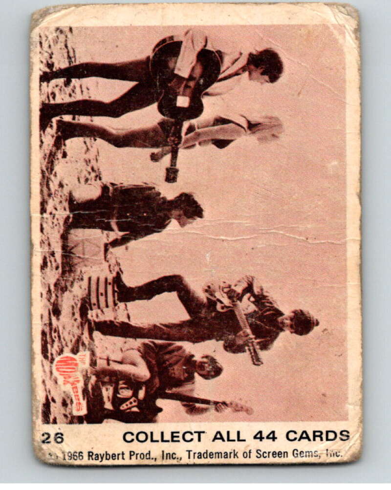 1966 Donruss The Monkees #26 The Monkees   V68405 Image 1