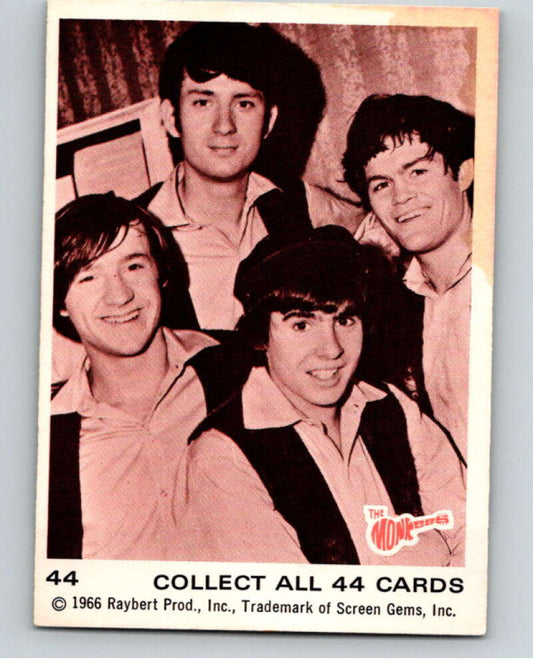 1966 Donruss The Monkees #44 The Monkees   V68434 Image 1