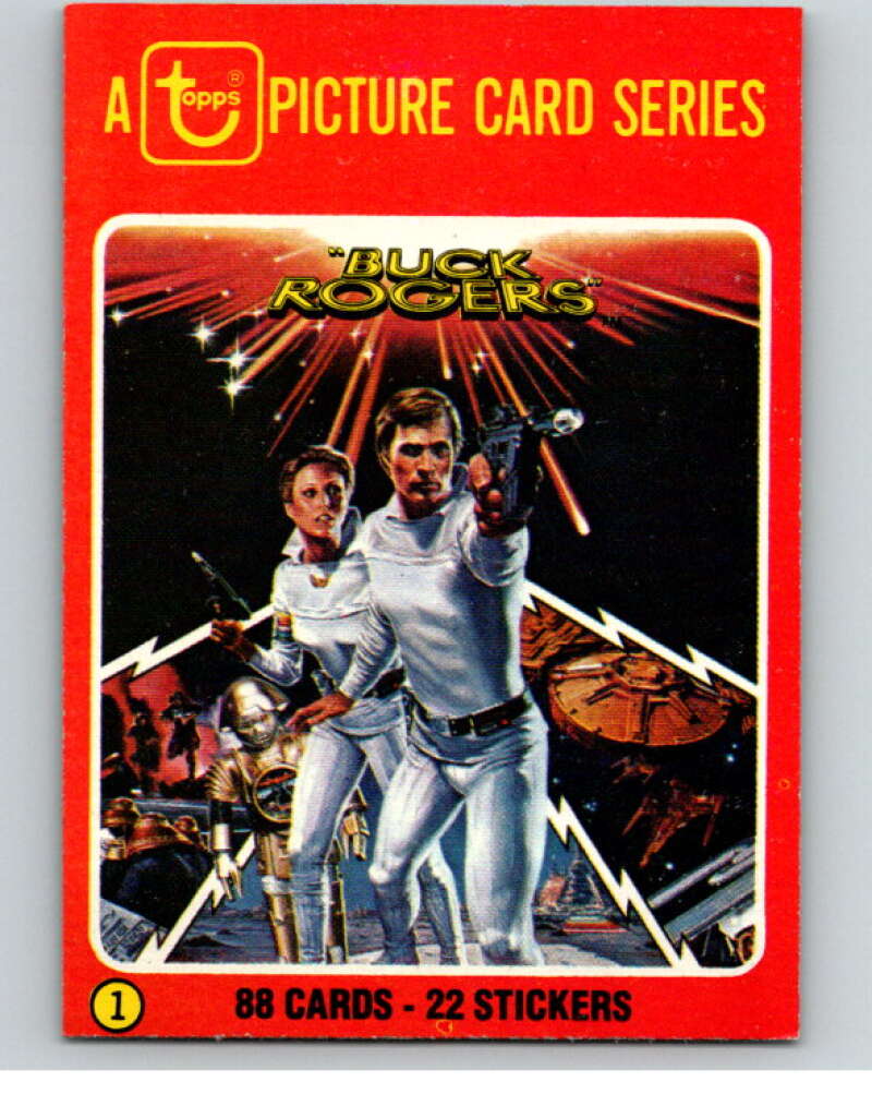 1979 Topps Buck Rogers #1 Card Series Checklist   V68448 Image 1
