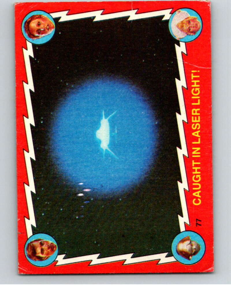1979 Topps Buck Rogers #77 Caught in Laser Light   V68476 Image 1