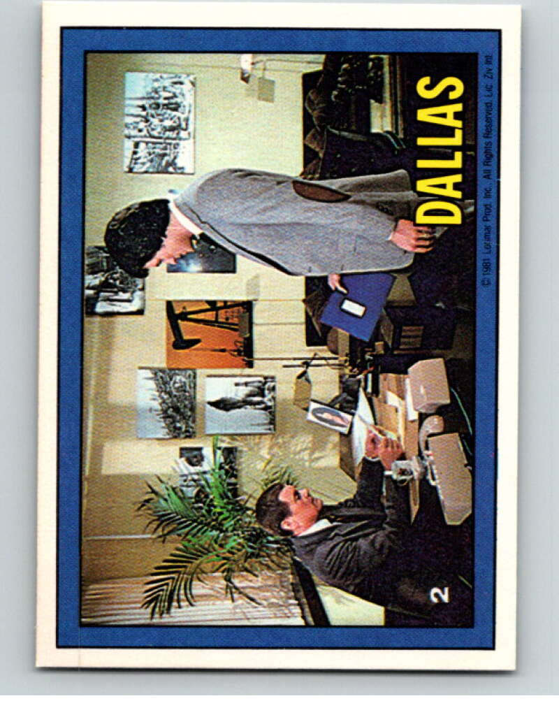 1981 Dalls TV Show #2 J.R / Bobby  V68484 Image 1