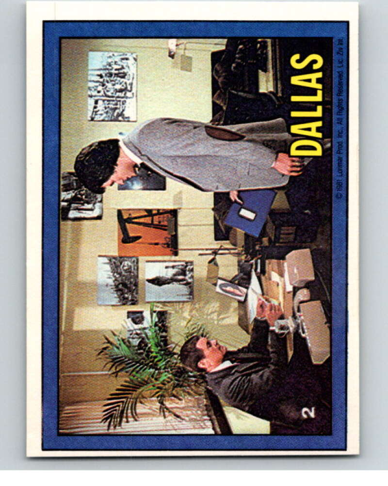 1981 Dalls TV Show #2 J.R / Bobby  V68485 Image 1