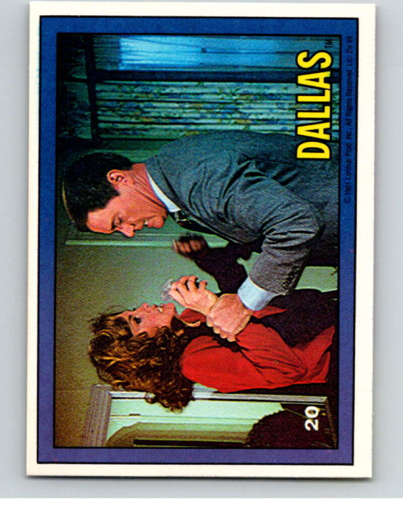 1981 Dalls TV Show #20 Sue Ellen / JR.  V68492 Image 1