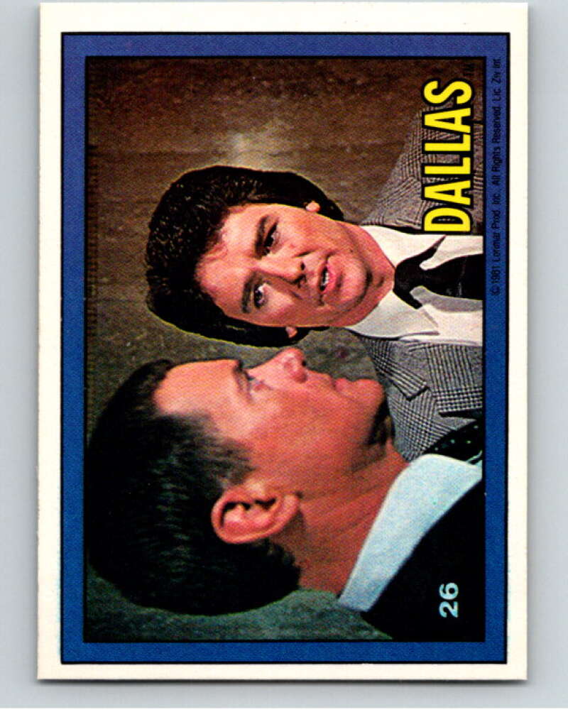 1981 Dalls TV Show #26 J.R / Bobby  V68496 Image 1