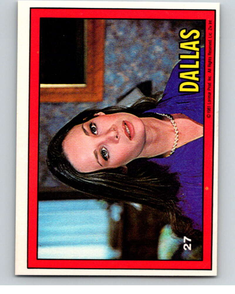 1981 Dalls TV Show #27 Kristin  V68498 Image 1
