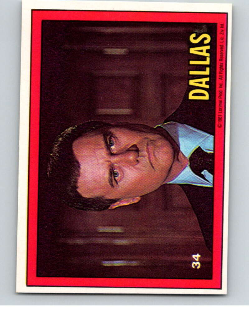 1981 Dalls TV Show #34 J.R.  V68500 Image 1