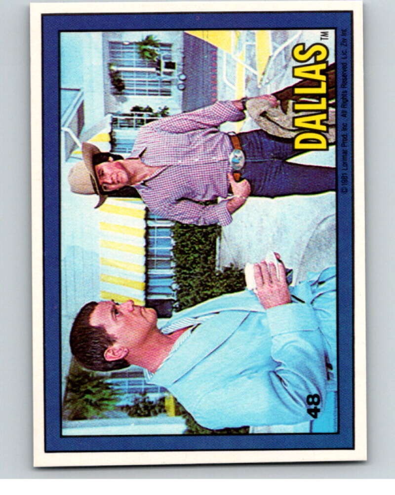 1981 Dalls TV Show #48 J.R / Bobby  V68508 Image 1