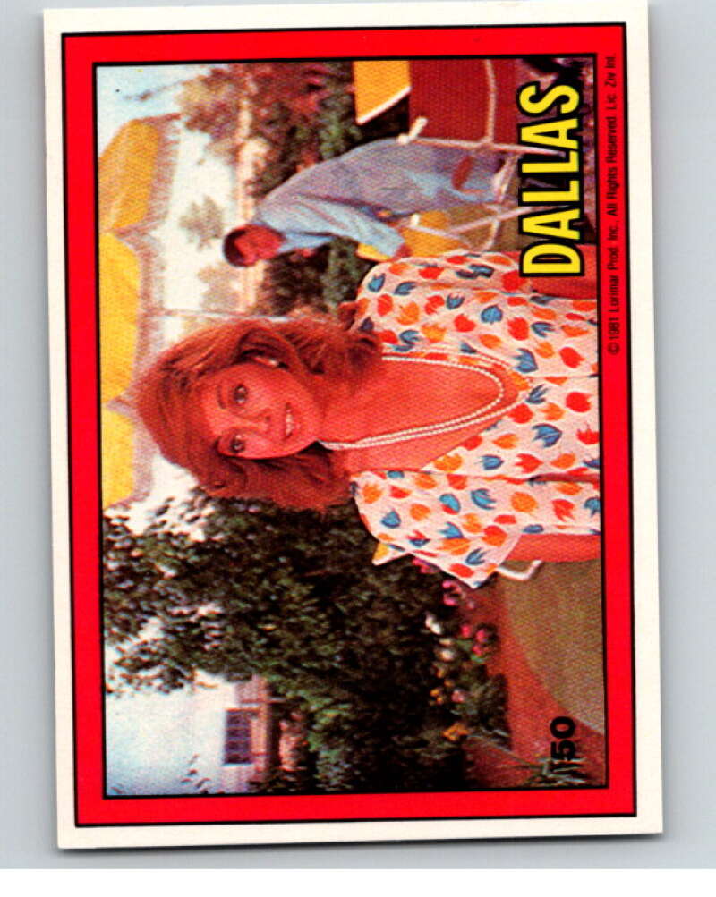 1981 Dalls TV Show #50 Sue Ellen  V68510 Image 1