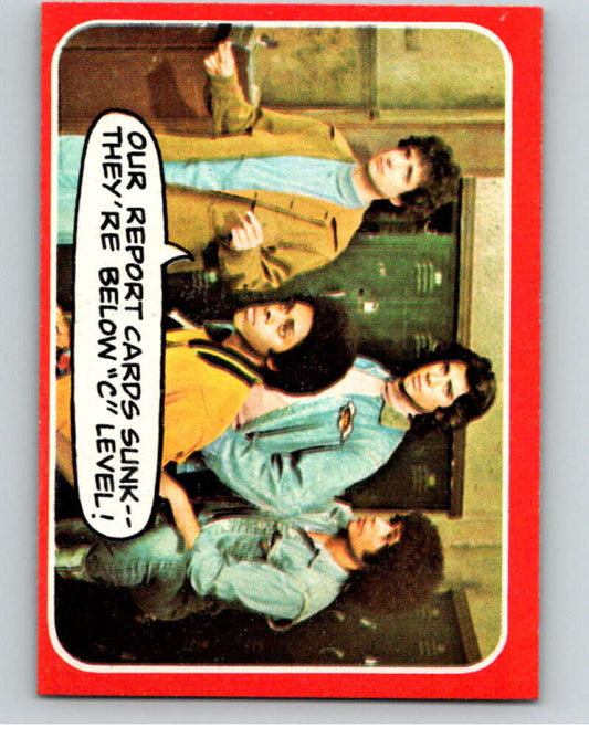 1976 Topps Welcome Back Kotter #22 Our report cards sunk..  V68521 Image 1