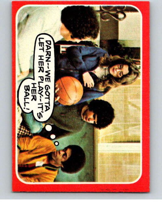 1976 Topps Welcome Back Kotter #37 Darn we gotta let her play..  V68530 Image 1