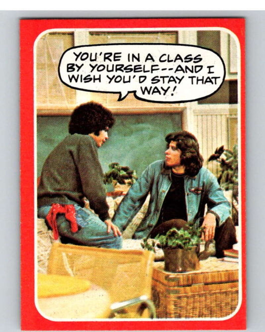1976 Topps Welcome Back Kotter #45 You're in a class by yourself..  V68533 Image 1