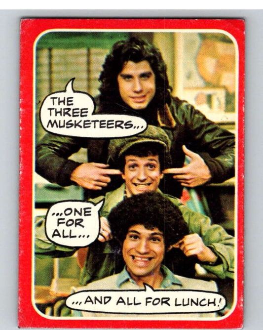 1976 Topps Welcome Back Kotter #48 The Three Musketeers..  V68534 Image 1
