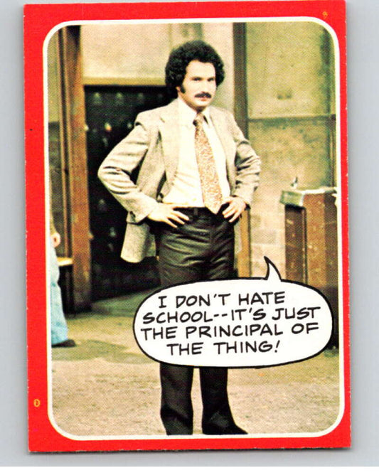 1976 OPC Welcome Back Kotter #27 I Don't Hate School..  V68555 Image 1