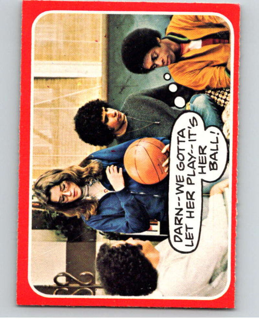 1976 OPC Welcome Back Kotter #37 Darn we gotta let her play..  V68560 Image 1
