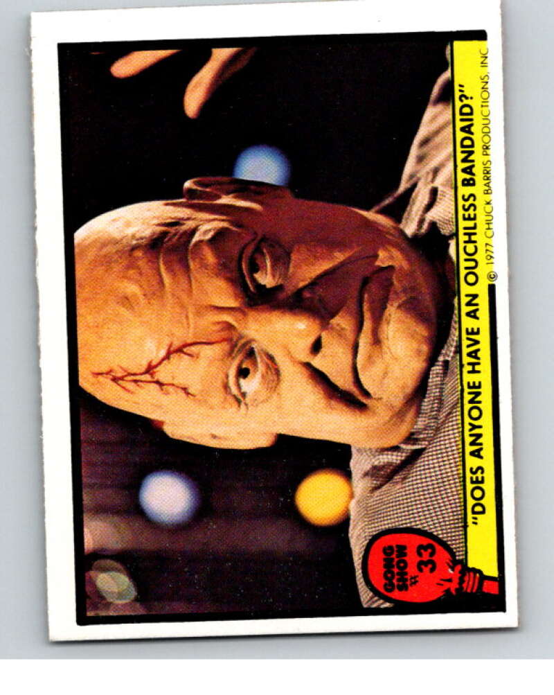1977 Gong Show #33 Does anyone have an ouchless Bandaid V68578 Image 1