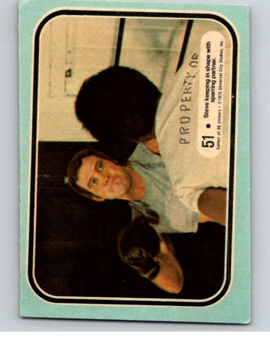 1975 Six Million Dollar Man #51 Steve Keeping In Shape..  V68638 Image 1