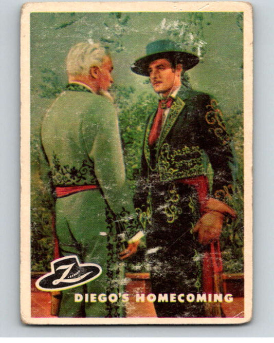 1958 Topps Zorro #9 Diego's Homecoming   V68673 Image 1