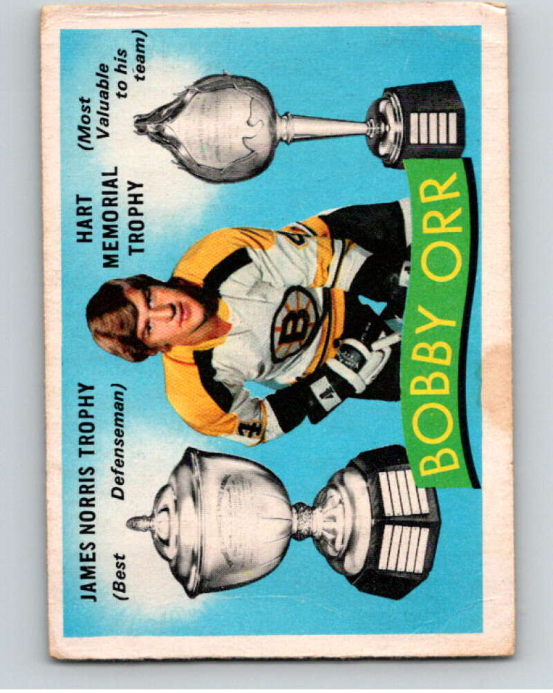 1971-72 O-Pee-Chee #245 Bobby Orr TR  Boston Bruins  V68834 Image 1