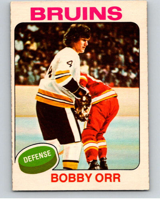 1975-76 O-Pee-Chee #100 Bobby Orr  Boston Bruins  V68835 Image 1