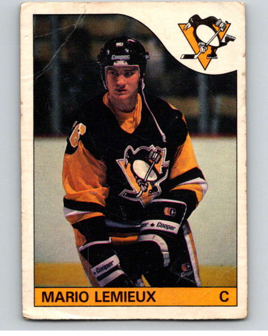 1985-86 O-Pee-Chee #9 Mario Lemieux  RC Rookie Pittsburgh Penguins  V68845 Image 1