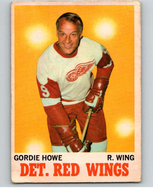 1970-71 O-Pee-Chee #29 Gordie Howe  Detroit Red Wings  V68849 Image 1