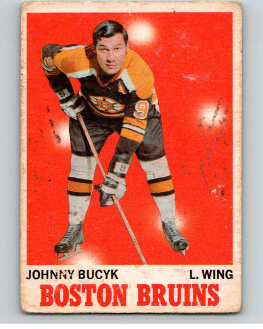 1970-71 O-Pee-Chee #2 Johnny Bucyk  Boston Bruins  V68851 Image 1