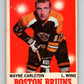 1970-71 O-Pee-Chee #9 Wayne Carleton  Boston Bruins  V68855 Image 1