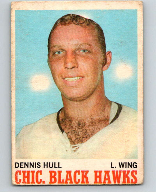 1970-71 O-Pee-Chee #14 Dennis Hull  Chicago Blackhawks  V68858 Image 1