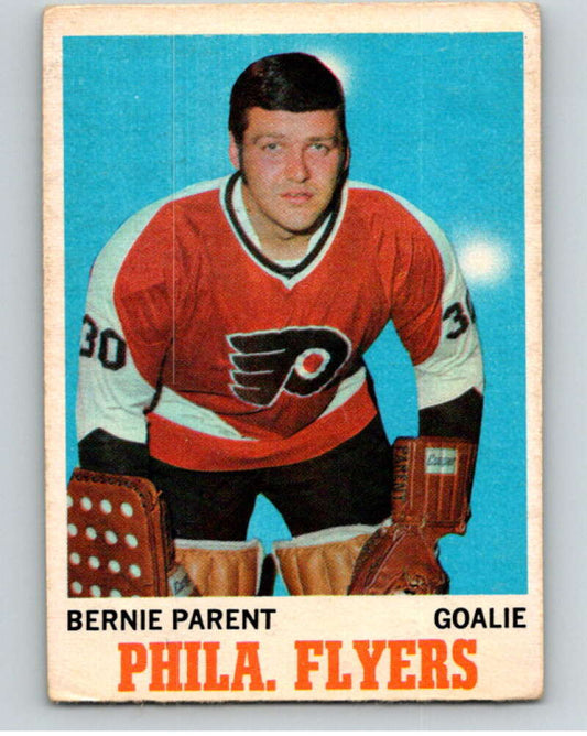 1970-71 O-Pee-Chee #78 Bernie Parent  Philadelphia Flyers  V68879 Image 1