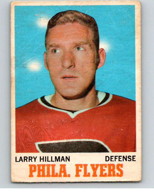 1970-71 O-Pee-Chee #81 Larry Hillman  Philadelphia Flyers  V68882 Image 1
