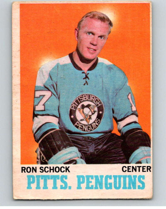 1970-71 O-Pee-Chee #91 Ron Schock  Pittsburgh Penguins  V68885 Image 1